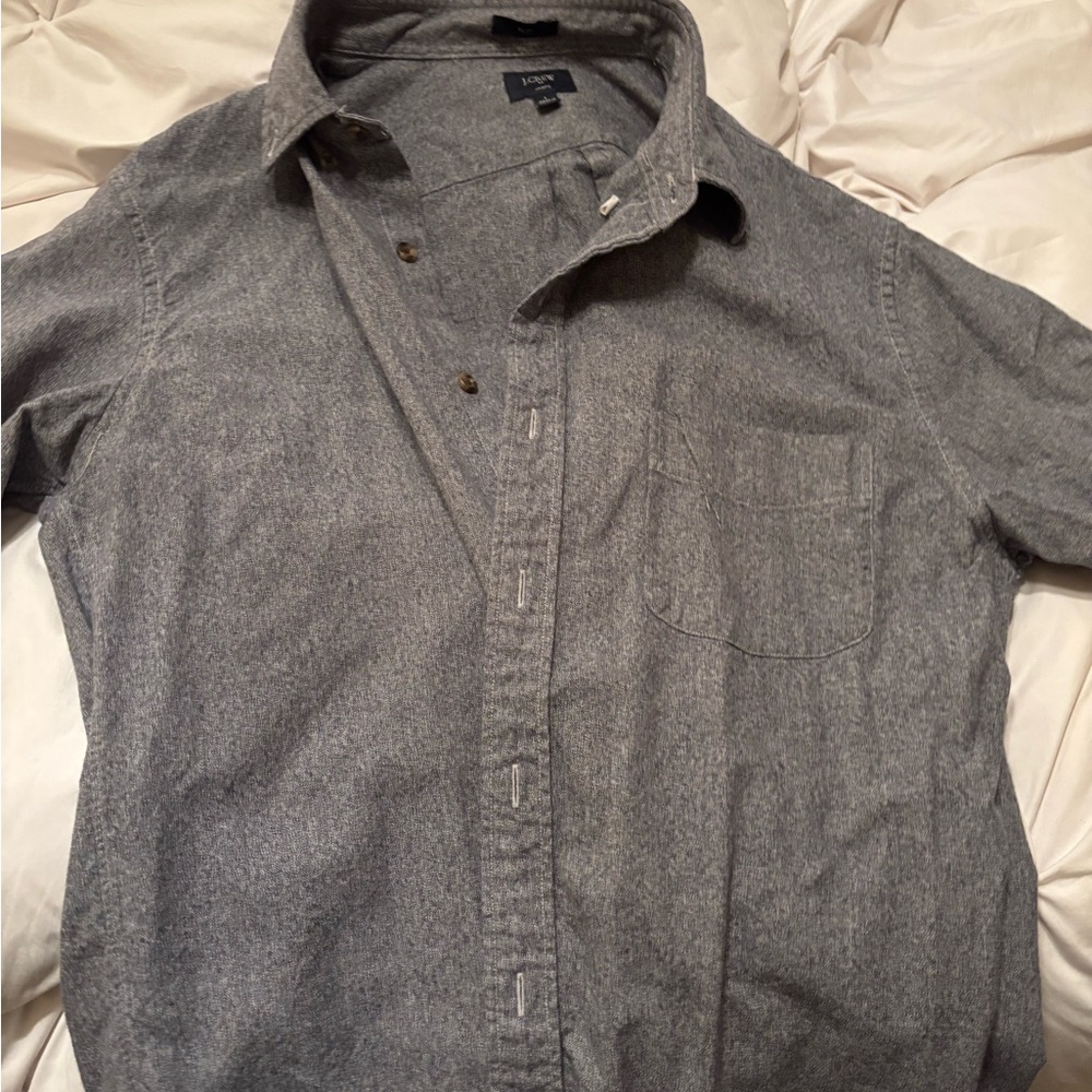 J. Crew Gray Casual Button Down Shirt
